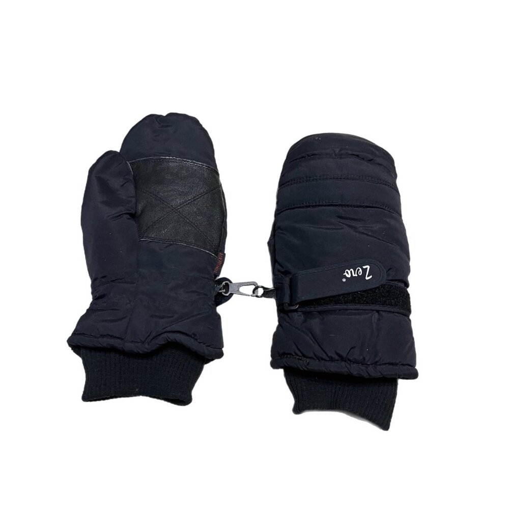 Zero Xposur Ladies Black Size L Water Resistant Performance Snow & Ski Mittens